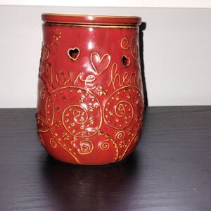 Scentsy ️ Love Heals Oil/wax Warmer Electric Home Fragrances Red